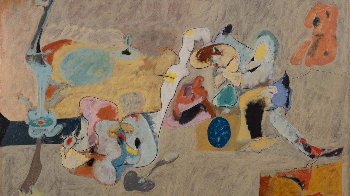 Arshile Gorky’s “The Plow and the Song,” 1947, is one of the five renowned works from Anne Marion’s collection highlighted in the exhibition “Modern Masters: A Tribute to Anne Windfohr Marion,” opening Oct. 23 at the Modern Art Museum of Fort Worth.