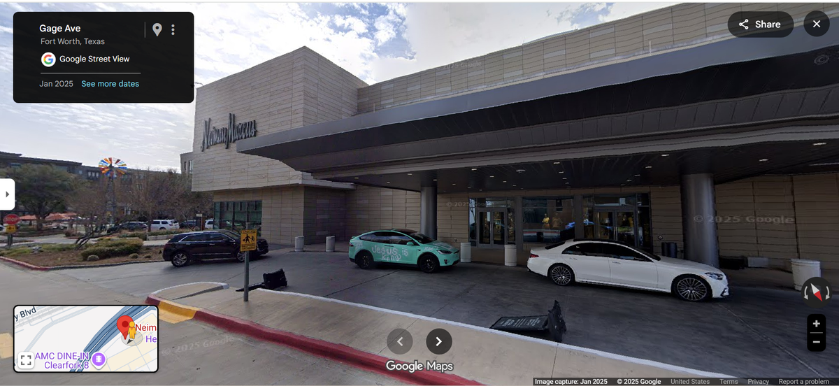 Neiman Marcus in Fort Worth at 5200 Monahans Ave.