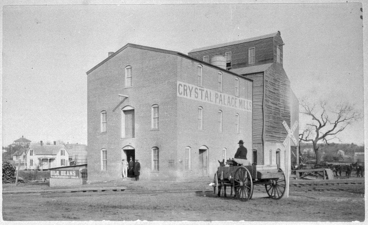 1884: Crystal Palace Mills, Weatherford, Texas.