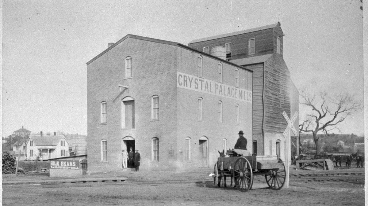 1884: Crystal Palace Mills, Weatherford, Texas.
