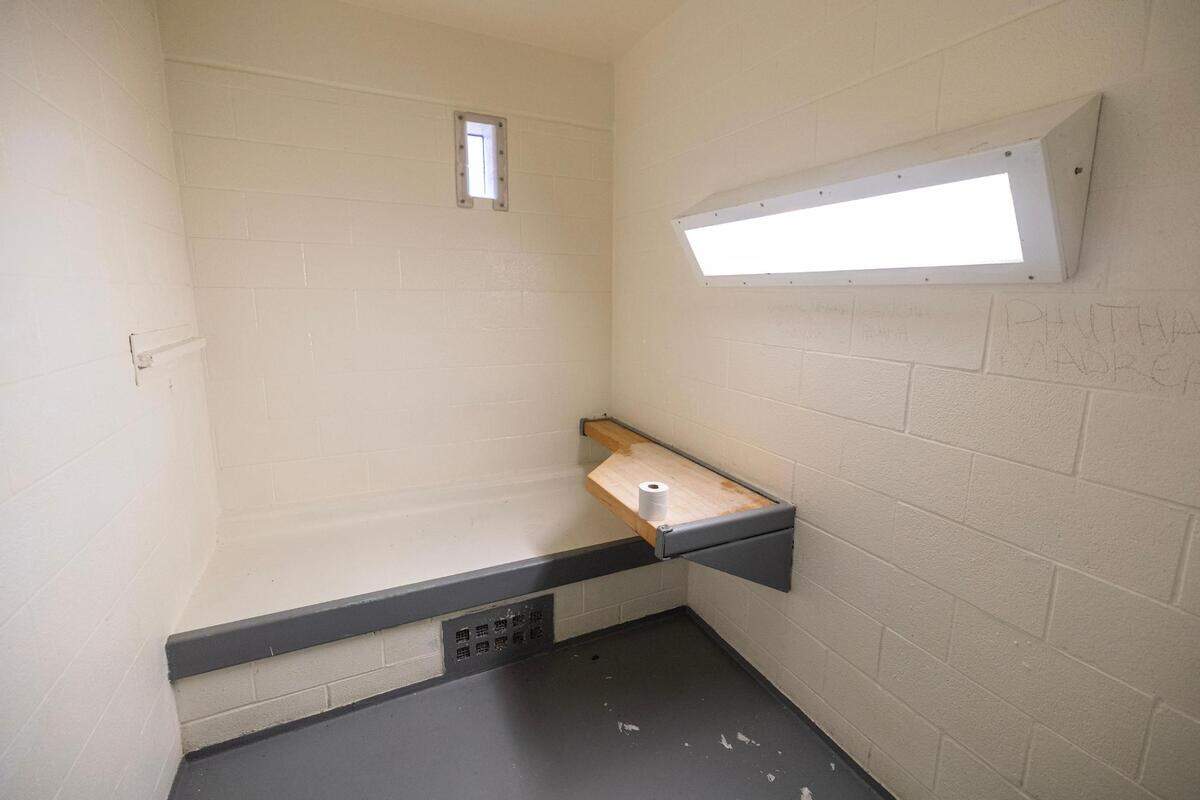 The inside of a jail cell at the Tarrant County Corrections Center in Fort Worth on Thursday, Jan. 25, 2024.