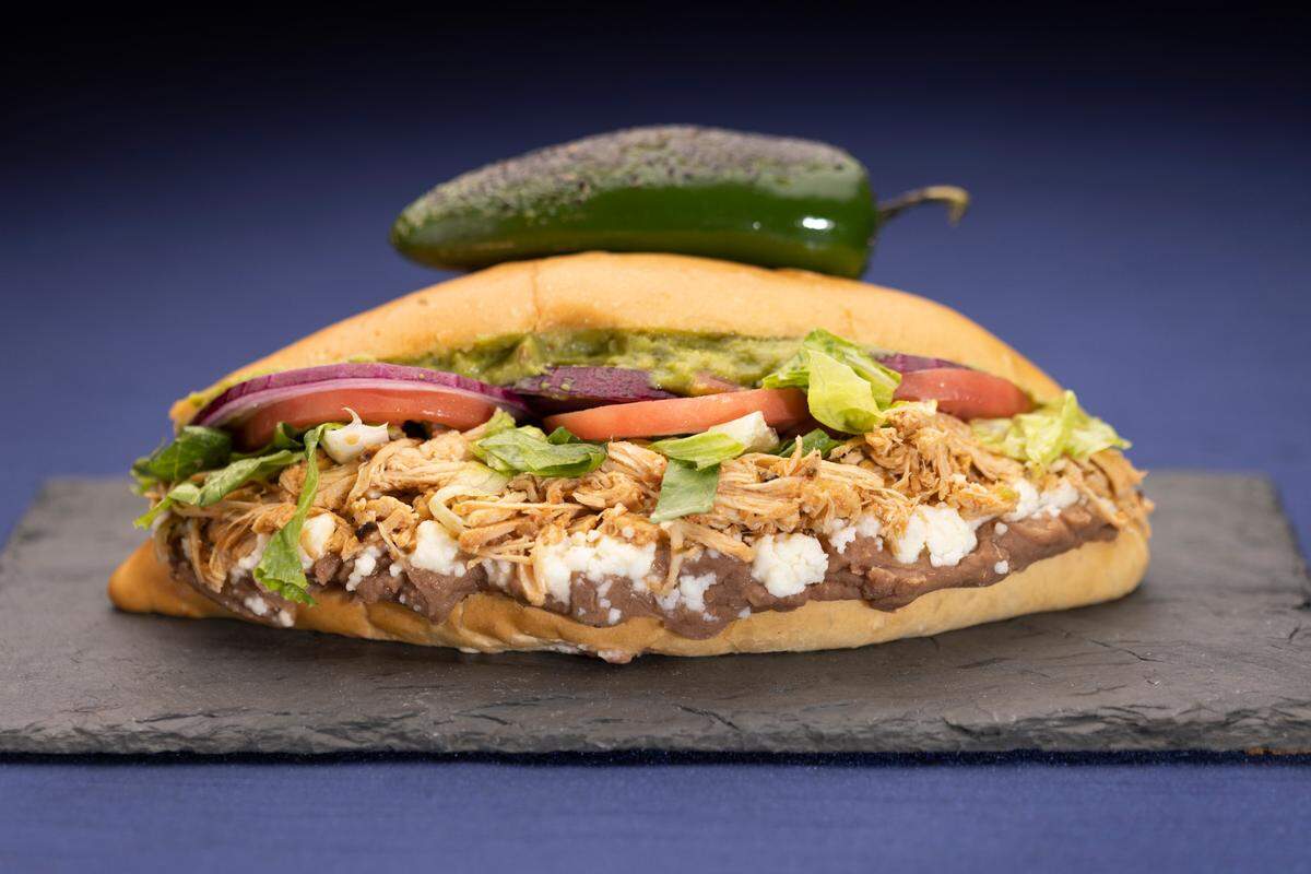 Torta, food photos for Legends at AT&T Cowboys Stadium in Arlington, TX on August 12, 2022.