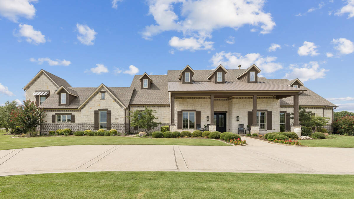 Exterior of the beautiful home
