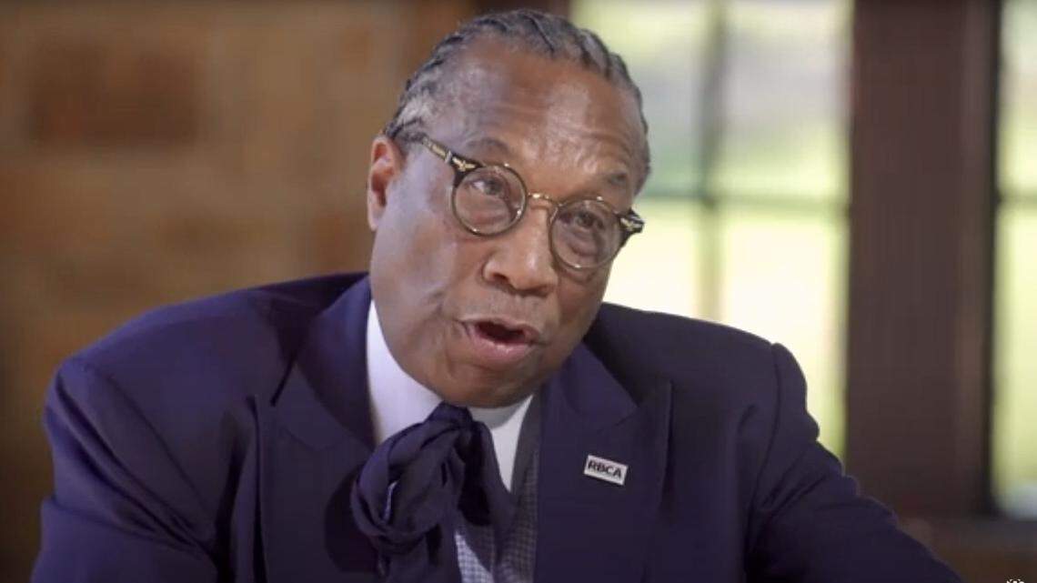 John Wiley Price, a Dallas County commissioner since 1985, interviewed by WFAA/Channel 8.
