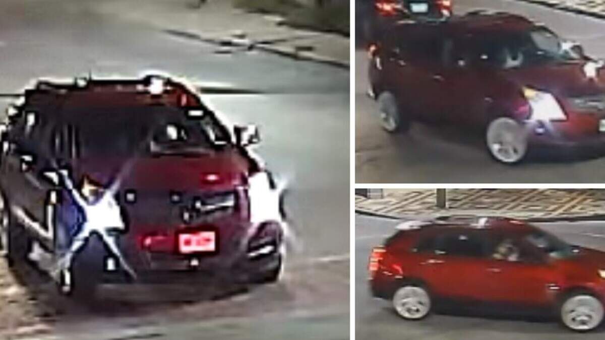Dallas police are looking for a suspect involved in a hit and run from Saturday night in the 3300 block of Malcolm X Boulevard. The suspect vehicle is a mid-sized maroon Cadillac SRX SUV.