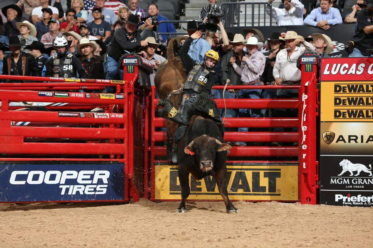 Professional bull rider Jess Lockwood