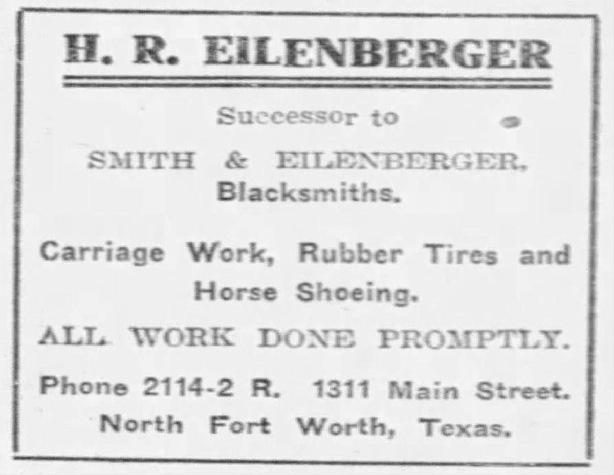 An ad from the Fort Worth Star-Telegram, Feb. 24, 1907.