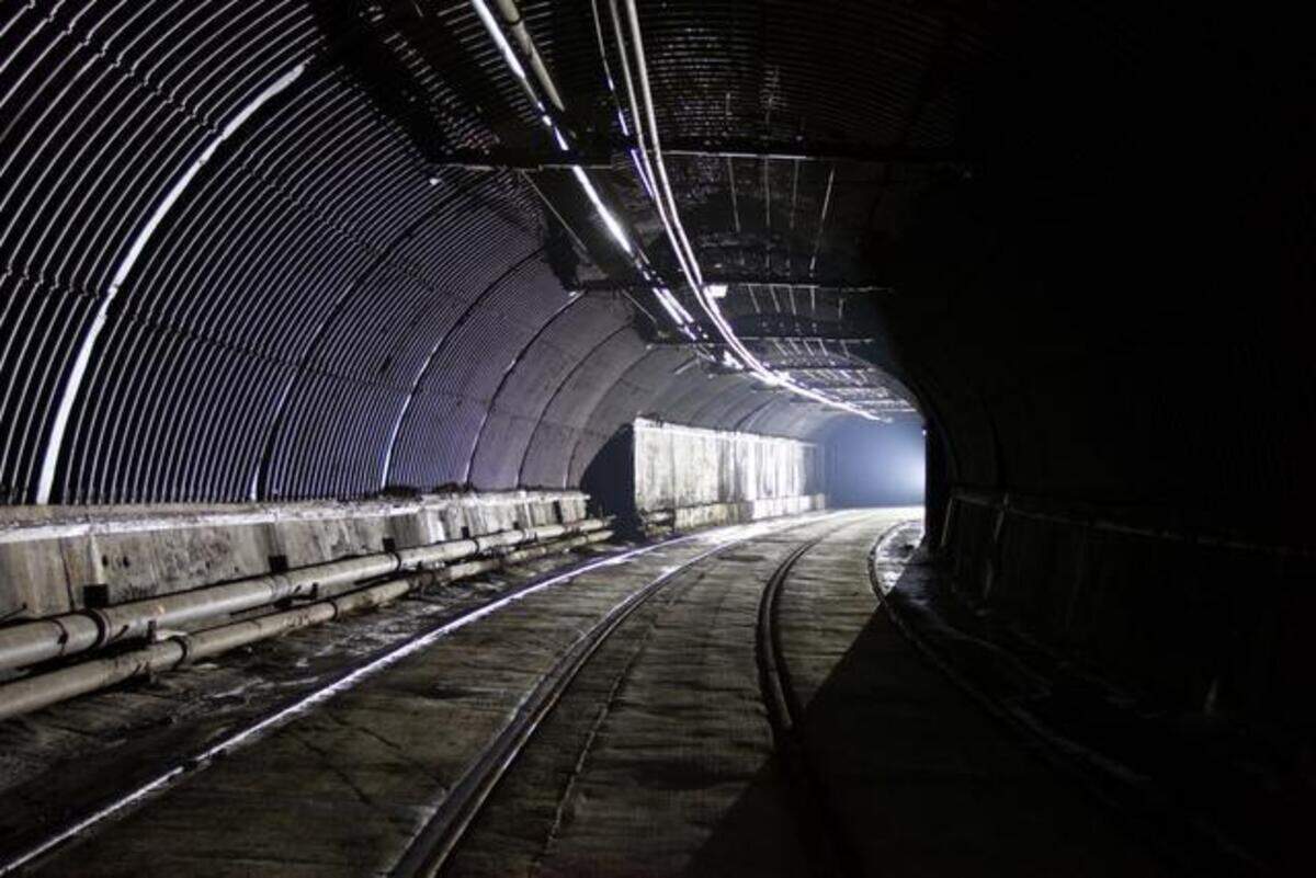 Deep inside the Leonards M&O Subway tunnel in Fort Worth in 2015.
