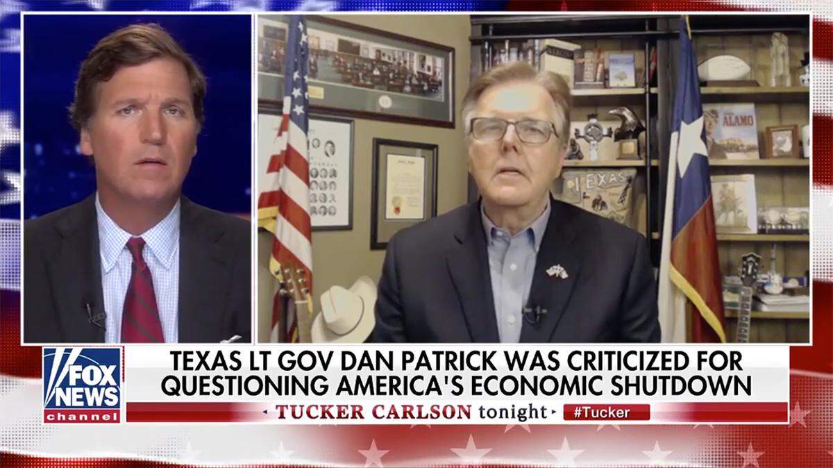 There’s no confusion about where Lt. Gov. Dan Patrick stands on the coronavirus lockdowns.