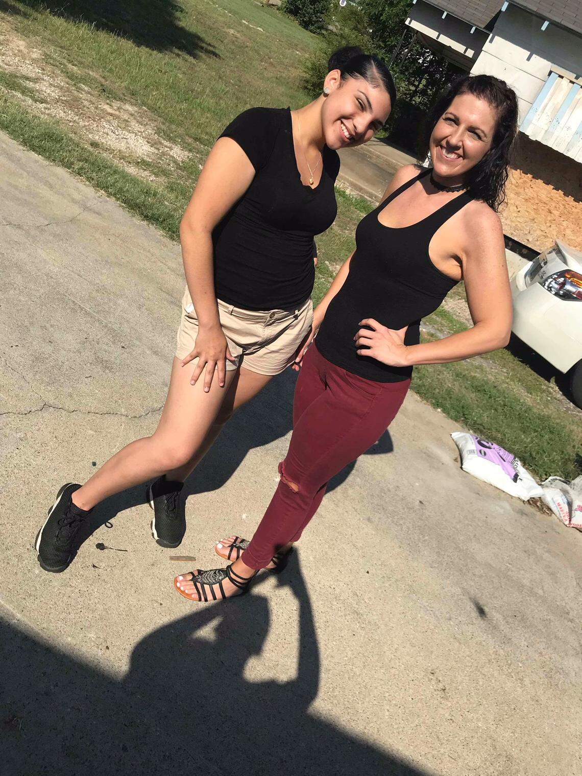 Alynnie Harris and her mother, Kelly Lawson.