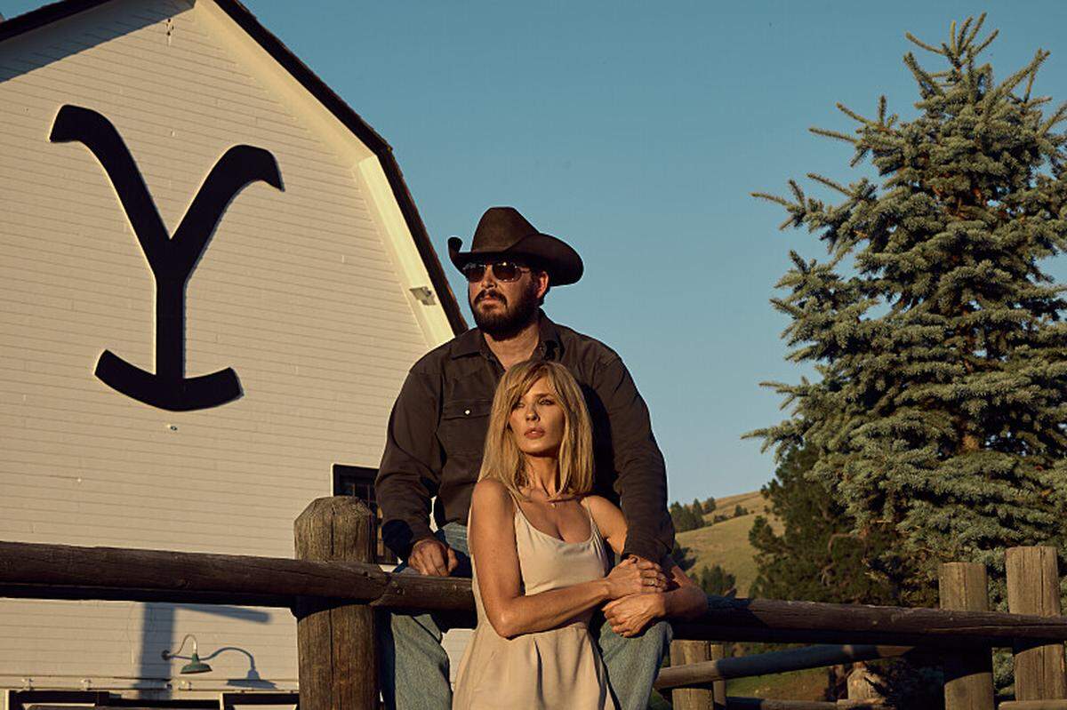 L-R: Cole Hauser as Rip Wheeler and Kelly Reilly as Beth Dutton on episode 513 of Paramount Network’s “Yellowstone”.