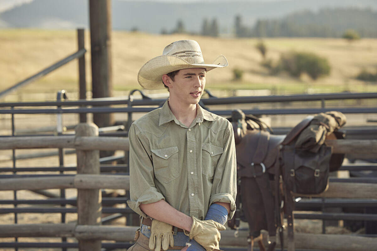 Finn Little as Carter in “Yellowstone” season 5 episode 8.