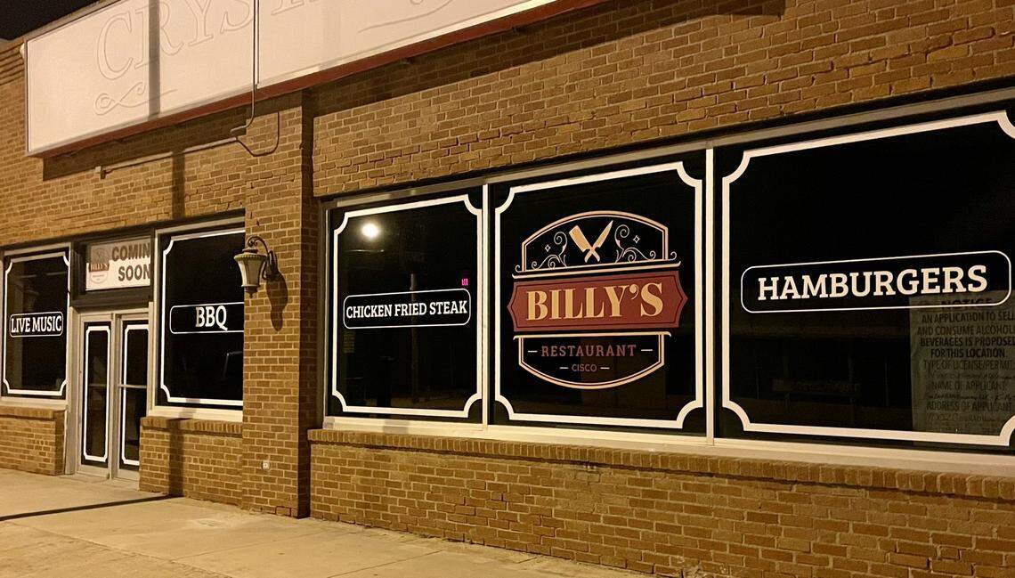 Billy’s Restaurant in Cisco.