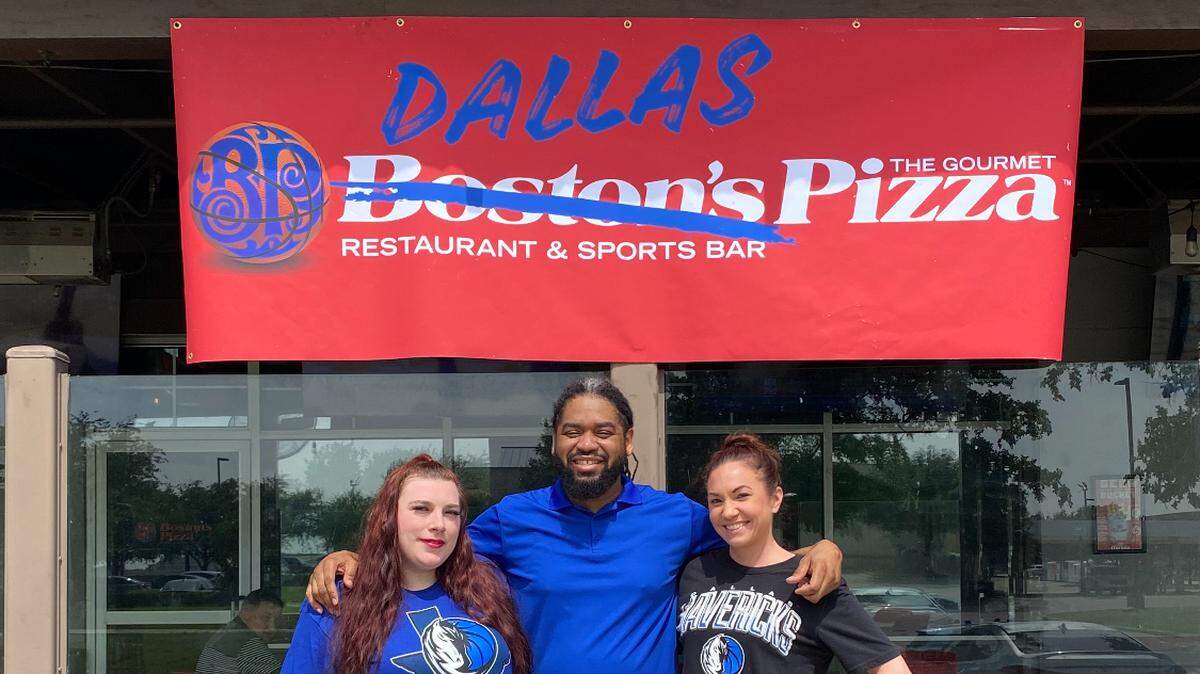 Boston’s Pizza is rebranding itself as Dallas Pizza for the duration of the NBA Finals.