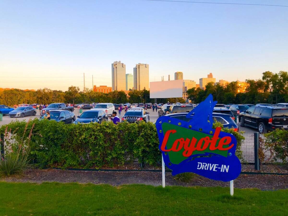 Fort Worth’s Coyote Drive-In hosted Crowley high school graduation on Sunday June 14, 2020.