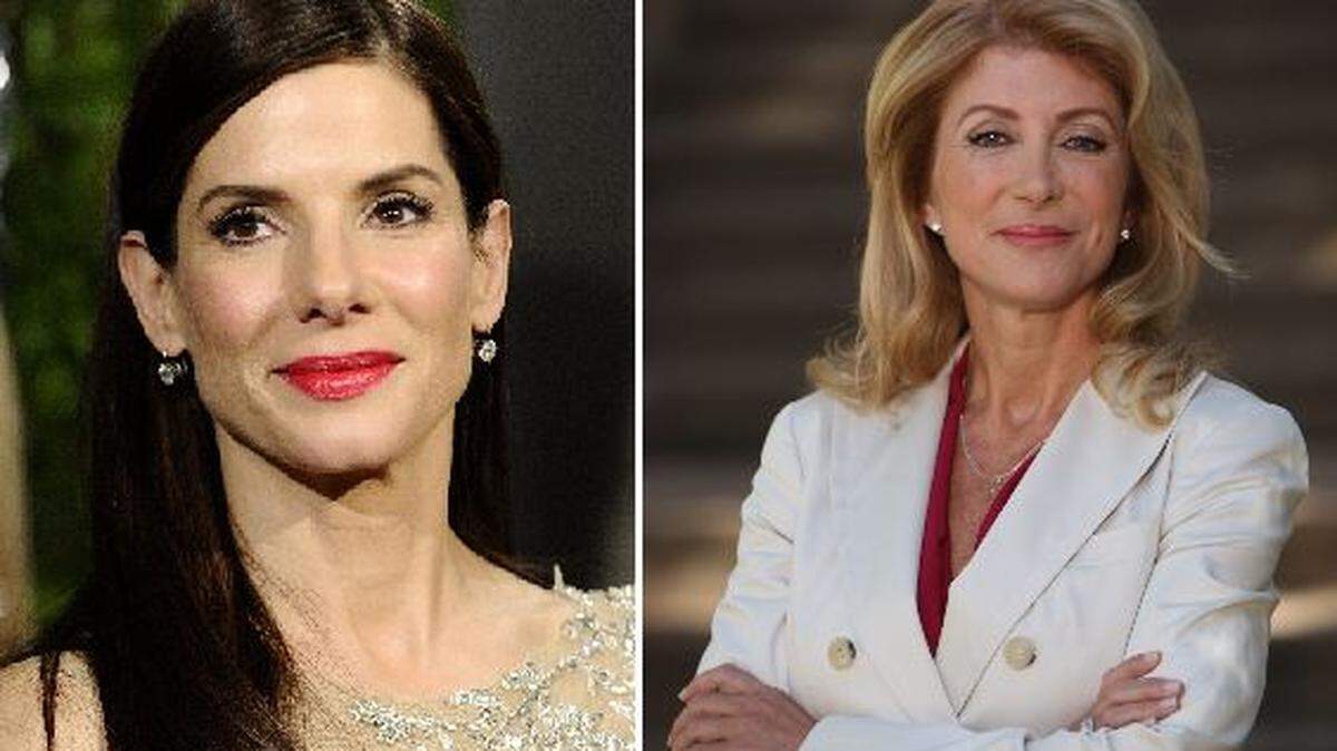 Sandra Bullock, left, will play Wendy Davis in a biopic about the former Fort Worth state senator, according to multiple reports.