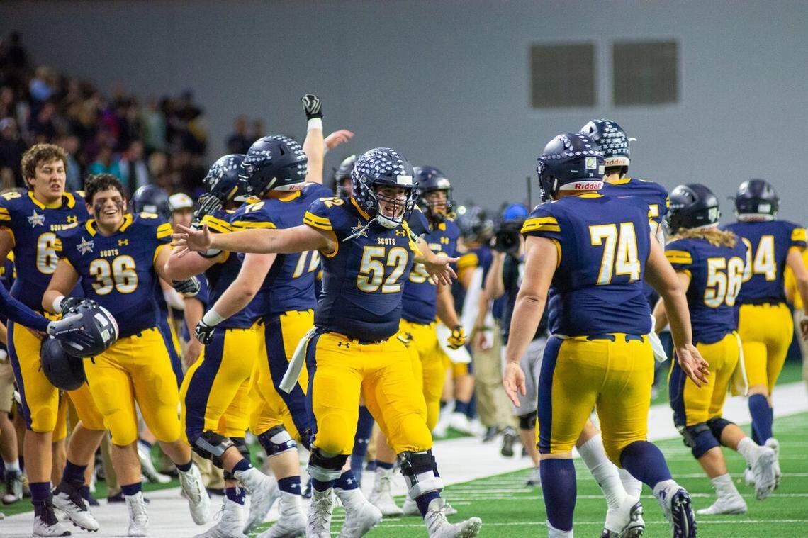 Highland Park scores 28 in the fourth quarter to beat Tyler 42-35 in the 5A Division I state quarterfinals, Saturday December 8, 2018.