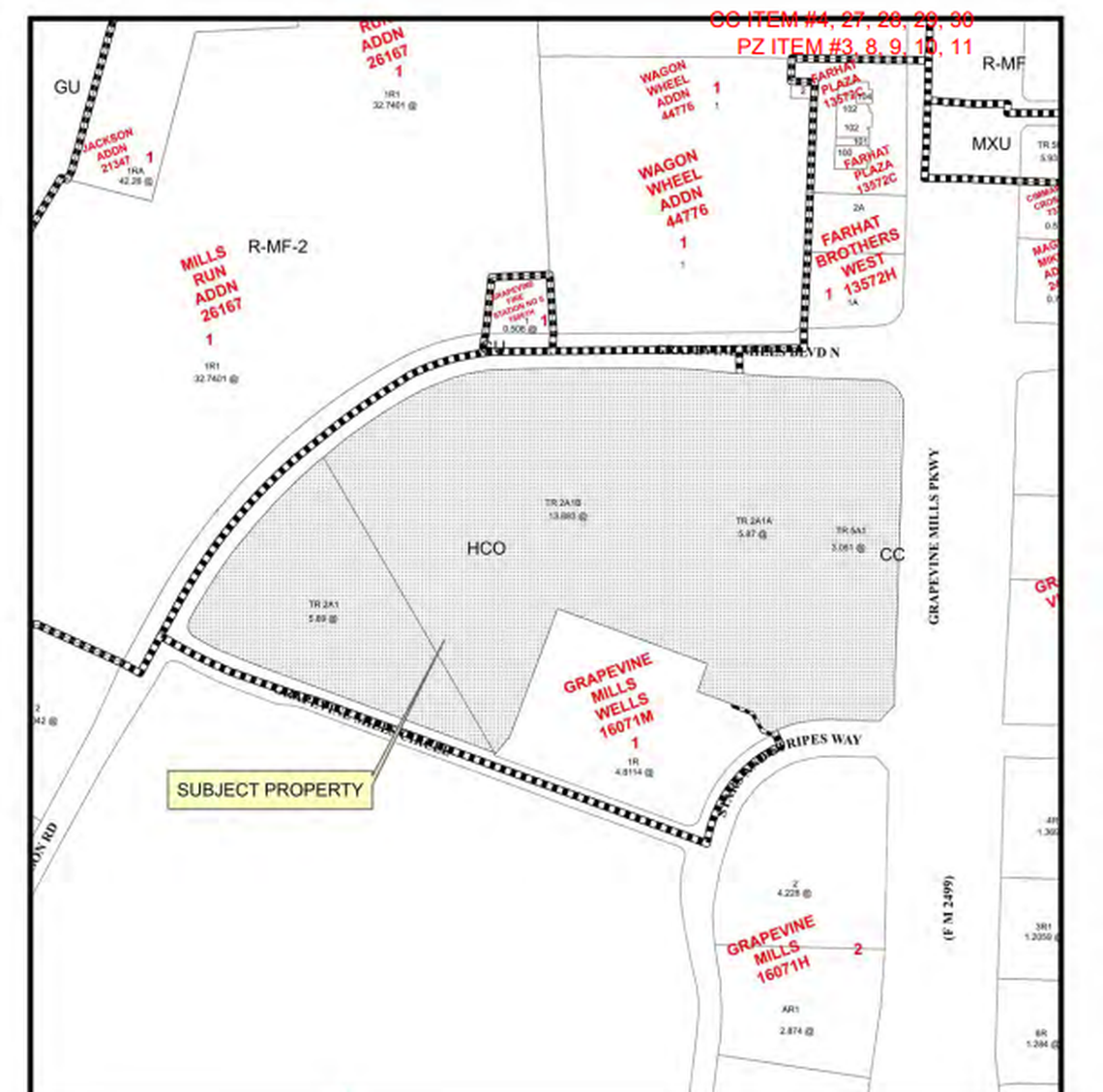 A rendering of the proposed projects outlines in the Grapevine Mills Wells Addition.