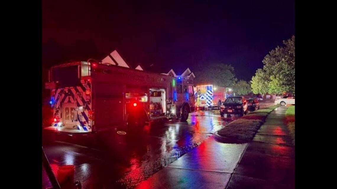 A lightning caused house fire led to extensive smoke and property damage for Fort Worth city council member Charlie Lauersdorf. 