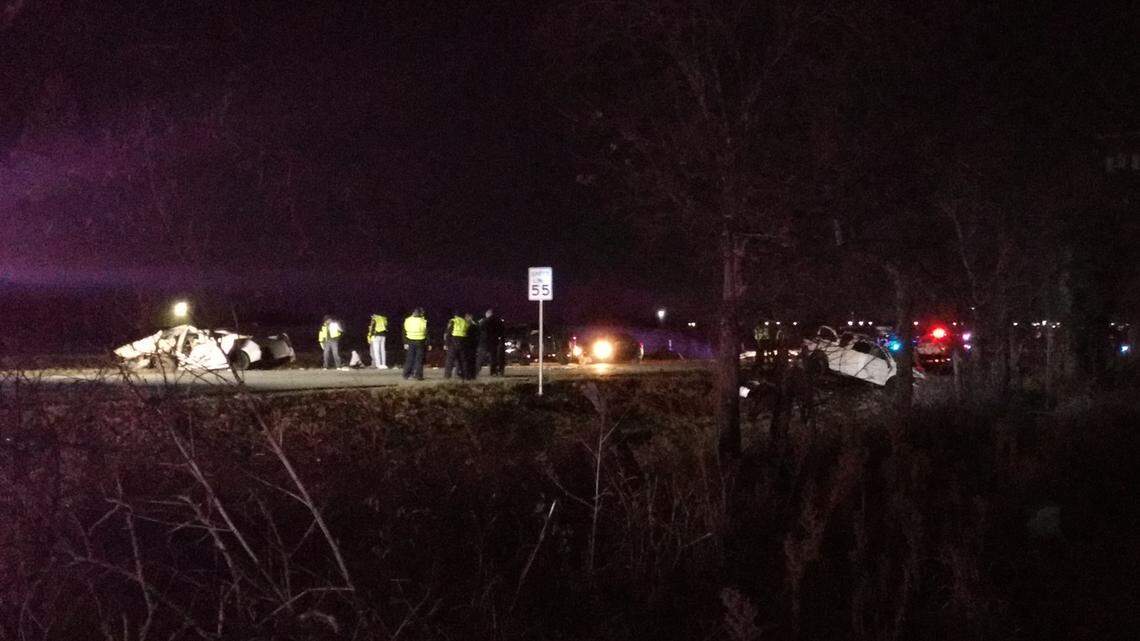 Fort Worth police reported that an infant and two adults died in a crash that occurred at 9798 Blue Mound Road on Sunday night.