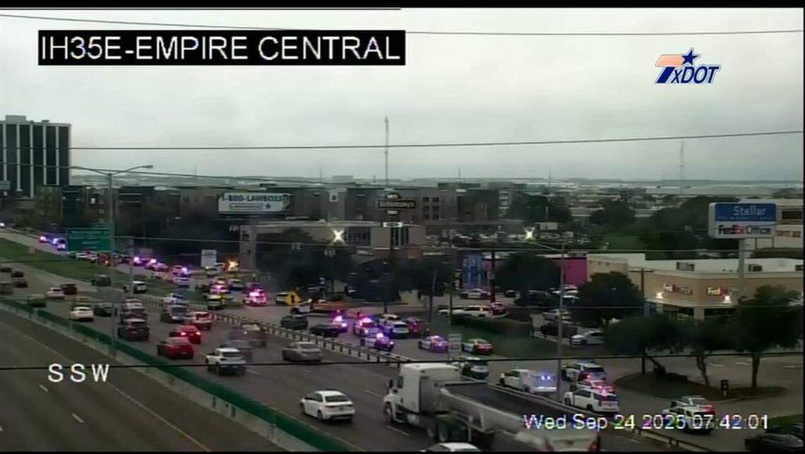 A shooting at an Immigration and Customs Enforcement facility on Stemmons Freeway, near I-35E, in Dallas on Wednesday morning killed one victim and critically injured two, officials said. The shooter is also dead from a self-inflicted gunshot wound.
