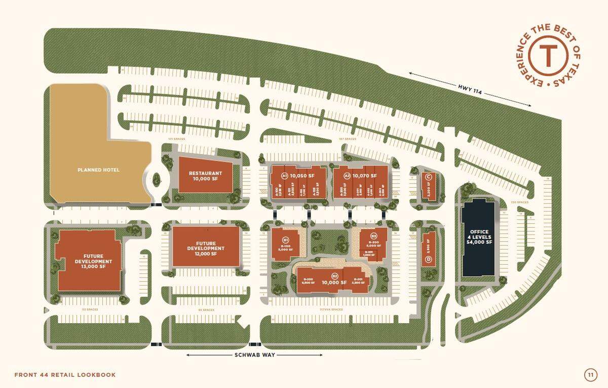 The Front 44 project will bring an upscale hotel, office building, restaurants and shops to the Circle T Ranch.