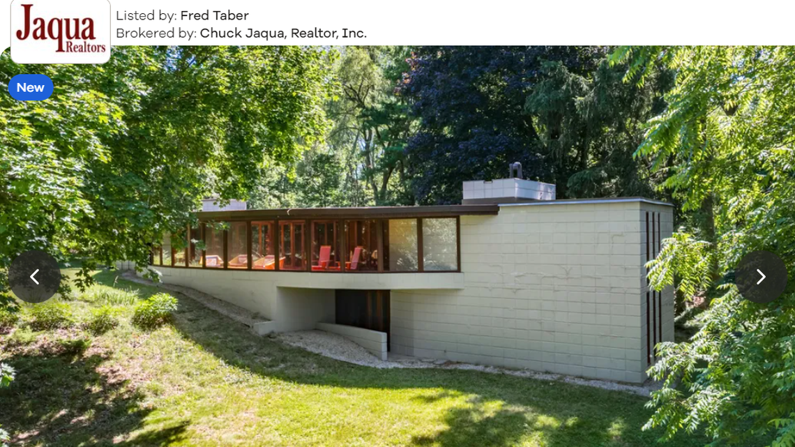 Exterior of the unusual house