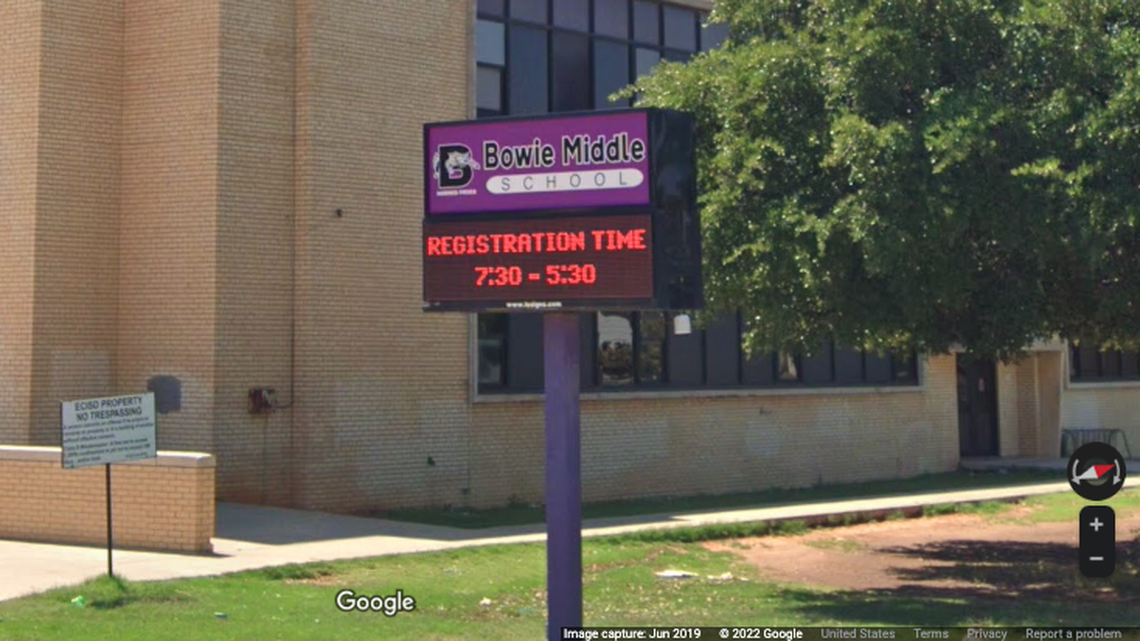 A student Bowie Middle School in Odessa, Texas, was arrested after he was shown in a video attacking a teacher.