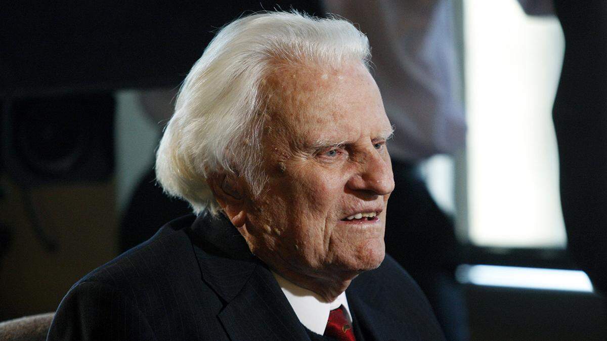Whom would Billy Graham back?