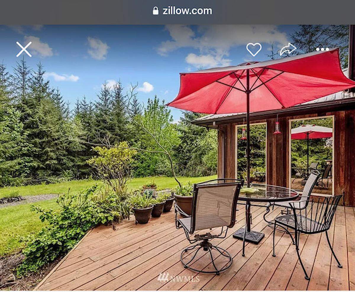 Back deck area