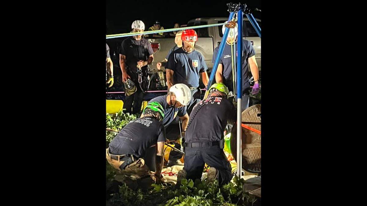 Two workers died after getting stuck in an underground water tank in Parker County on Friday, June 13, according to Parker County firefighters and the Tarrant County Sheriff’s Office.