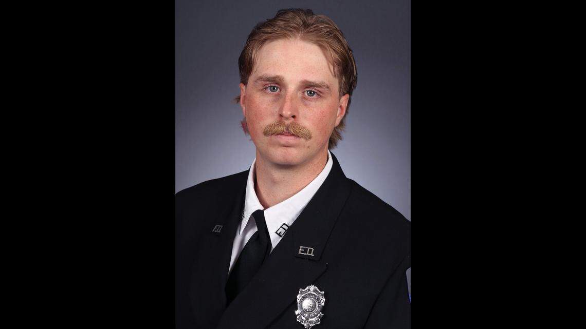 Firefighter Caleb Halvorson, one of two Fort Worth firefighters injured in a house fire on Wednesday, Sept. 3, is recovering in the burn unit at Parkland Hospital in Dallas, officials said.