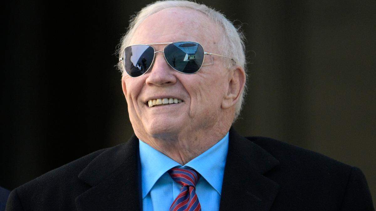 Owner Jerry Jones held a Dallas Cowboys state of the union at the NFL Scouting Combine.