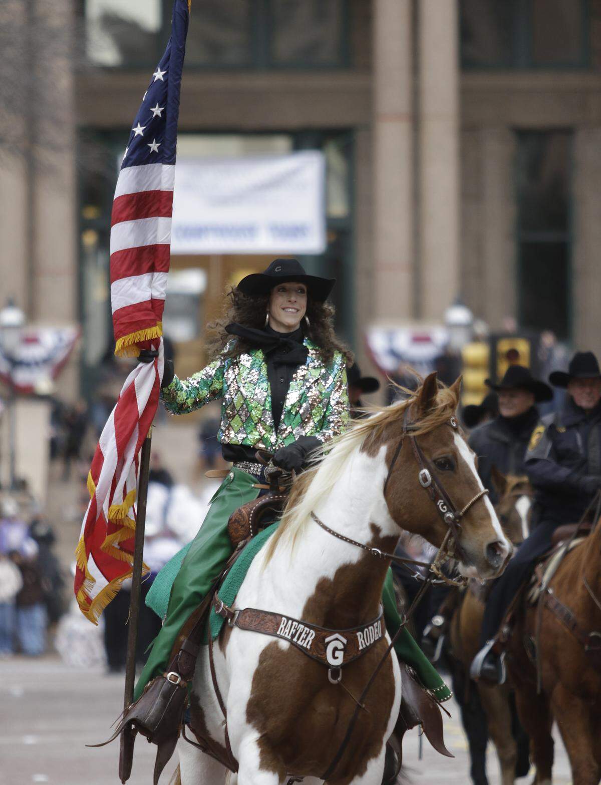 The All-Western Parade take over the streets in downtown Fort Worth on Saturday.