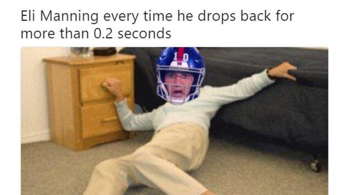 After the Dallas Cowboys beat the New York Giants on “Sunday Night Football,” fans had their way with Eli Manning. Hilarious memes like this one flooded social media.
