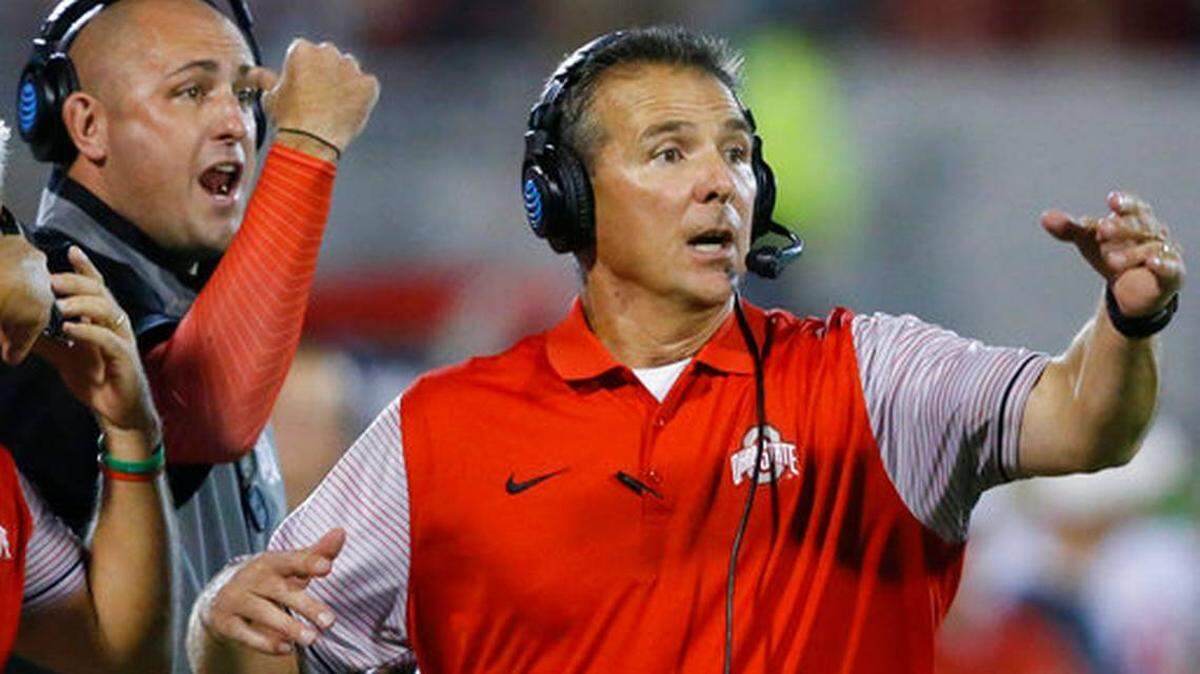 Ohio State has suspended Urban Meyer for the first three games this season.