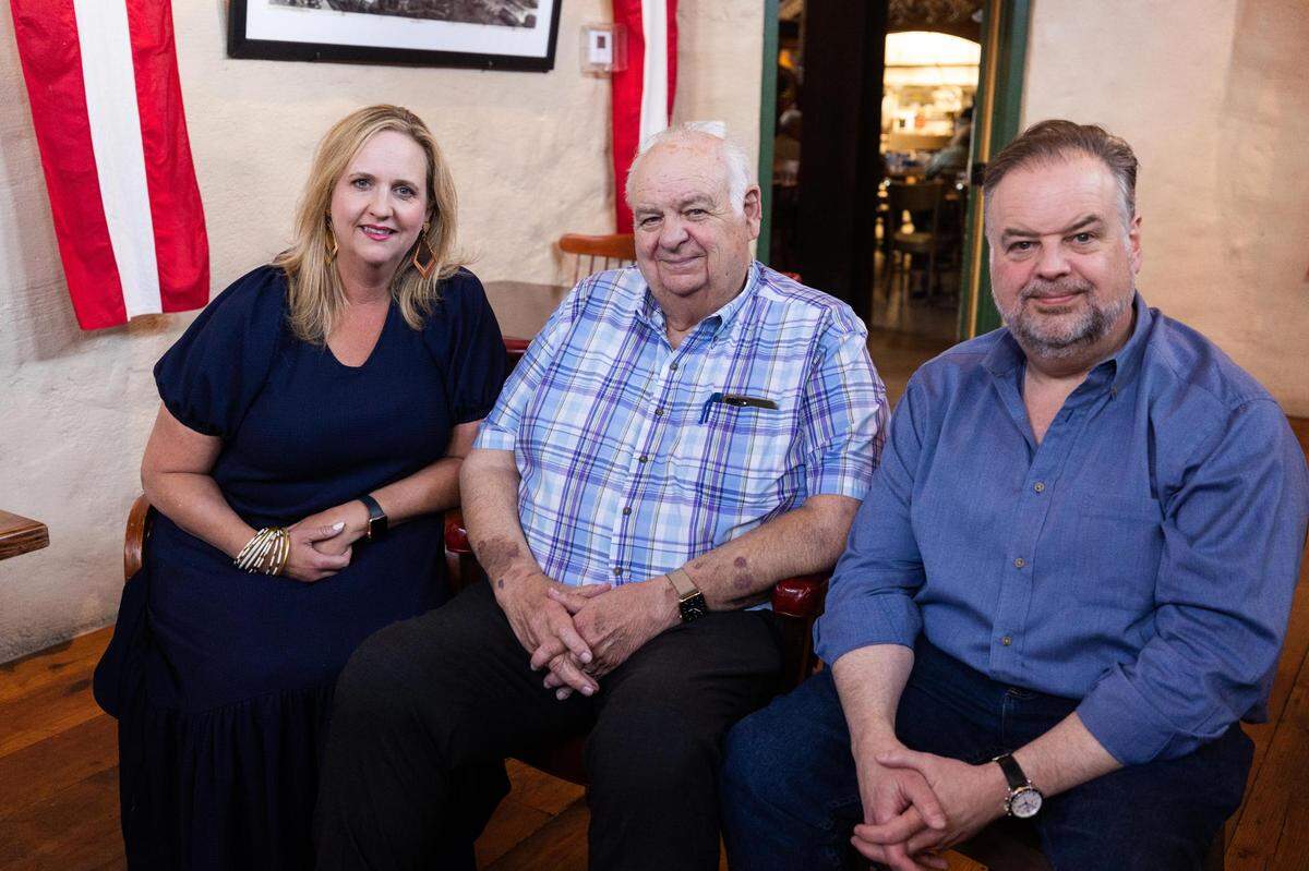 From left, owners Tiffany Vinyard, Paul Vinyard and Joel Vinyard at the Babe’s Chicken in North Richland Hills.