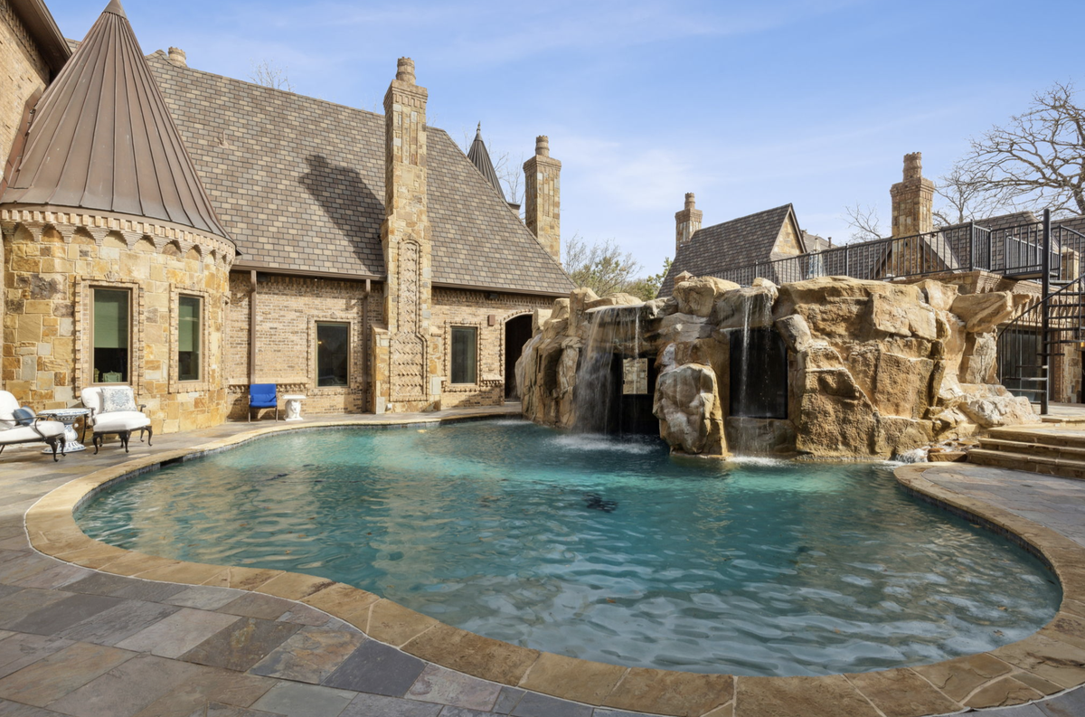 There is a pool in the home’s backyard. (Provided by Briggs Freeman Sotheby’s International Realty)
