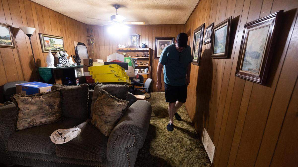 Robby Cross’ Haltom City home was flooded in August after the area received more than 9 inches of rain.