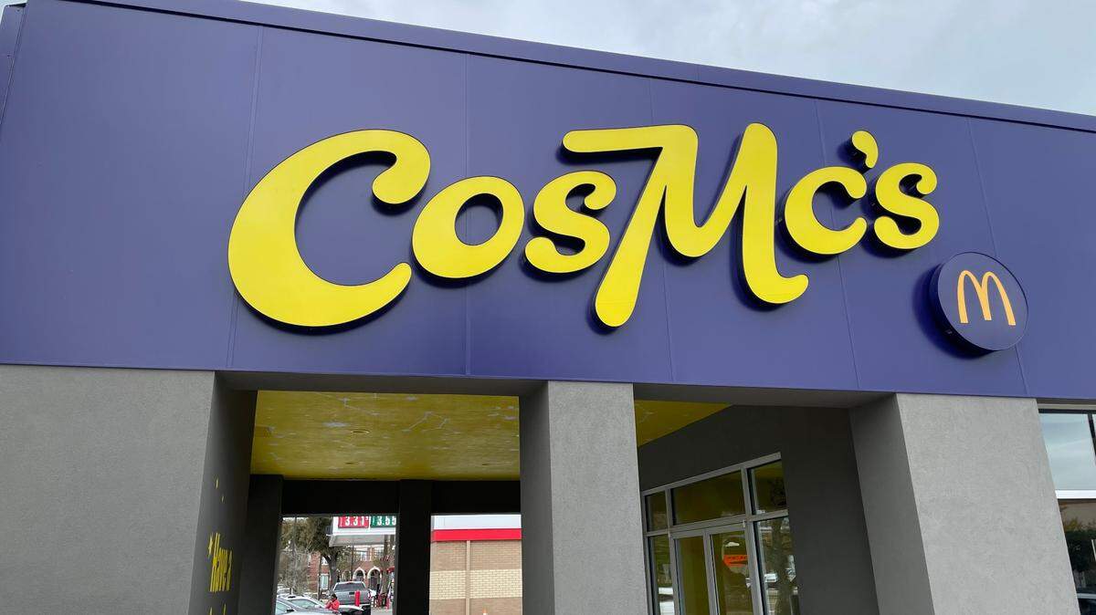 The outside of CosMc’s Dallas location on March 21, 2024.