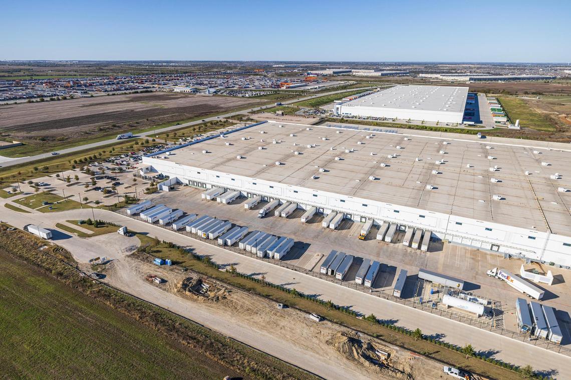 The Walmart distribution facility in Alliance on Wednesday, Nov. 13, 2024