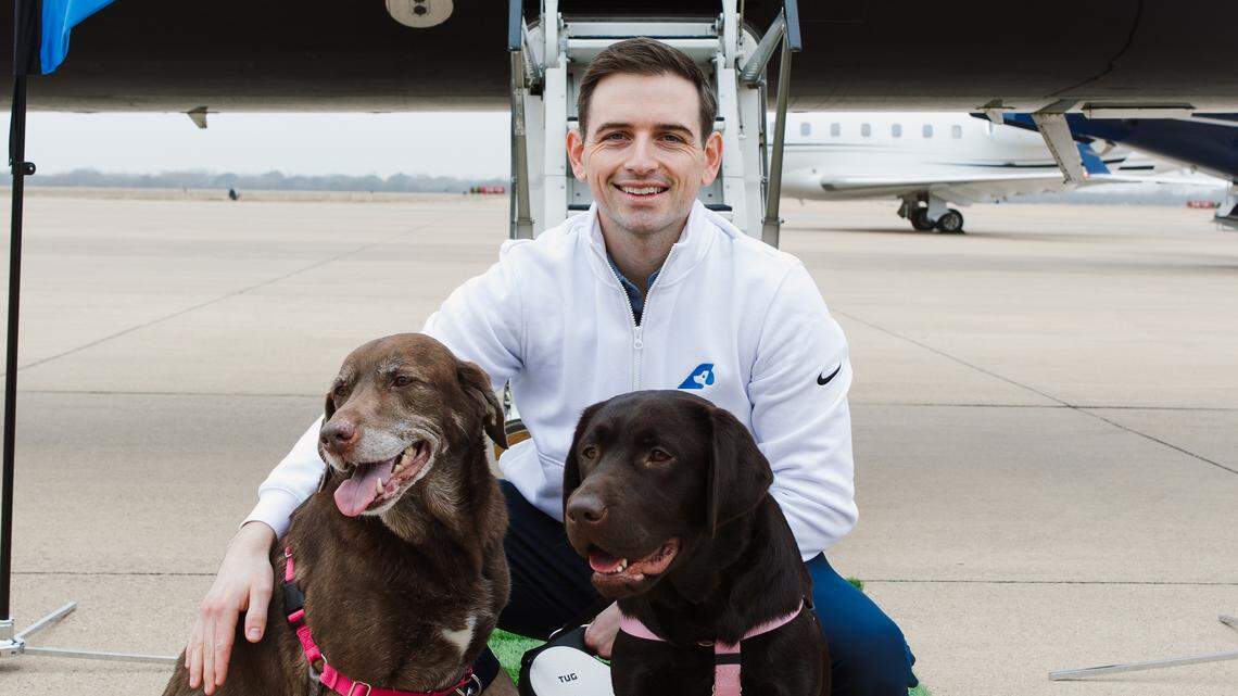 Dogs get a plane seat next to their owners on this Arlington-based startup
