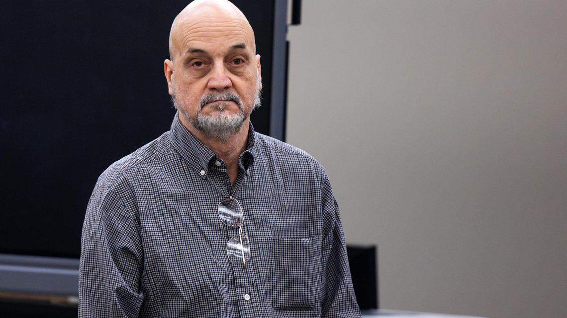 Defendant Edward Murray returns to the courtroom for his trial’s punishment phase in the 485th District Court in Tarrant County at the Tim Curry Criminal Justice Center in Fort Worth on Wednesday, Nov. 1, 2023. A jury found Murray guilty of murder in the Sept. 27, 2020, shooting death of Antonio Robinson in southeast Fort Worth.