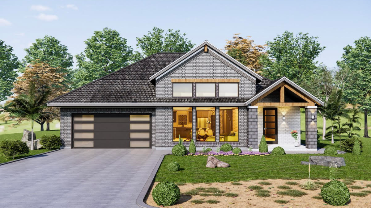 Renderings of a home to be built in new Forest Hill neighborhood