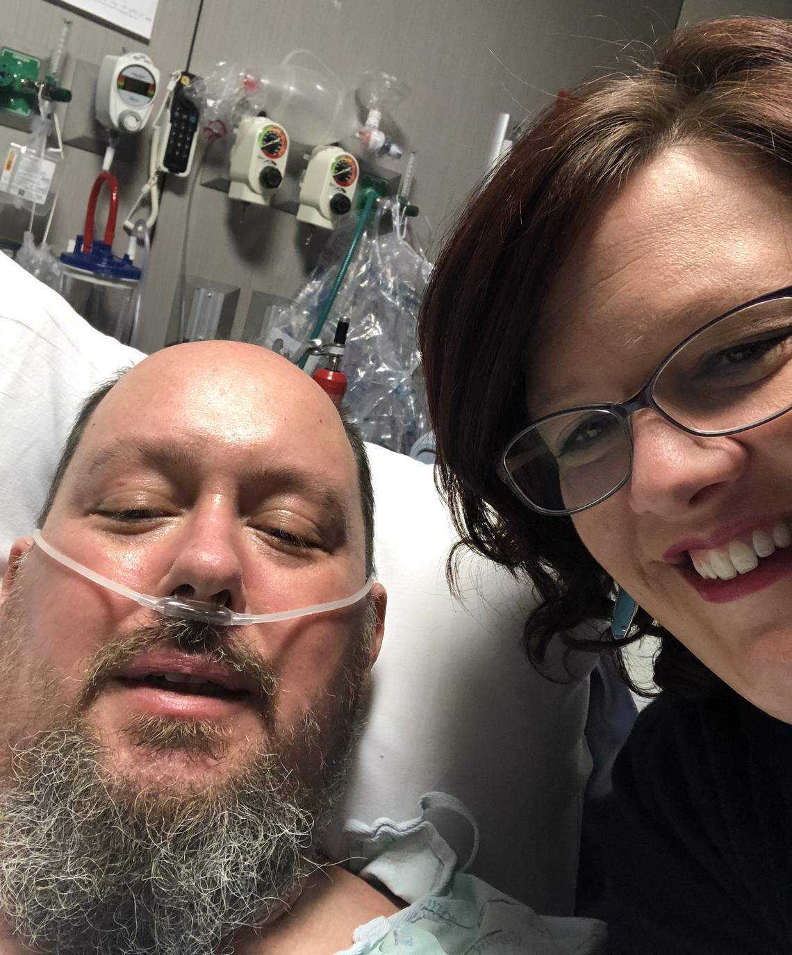 Fort Worth resident Brian Herndon is recovering after flu-related illness cost him his feet and nine of his fingers.