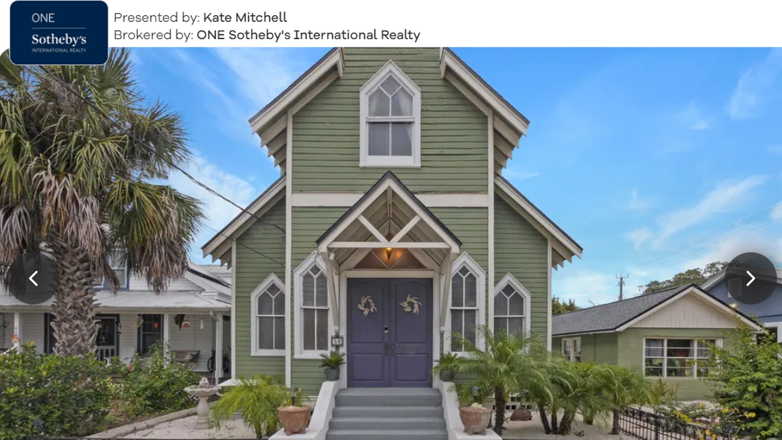 Exterior of the church house