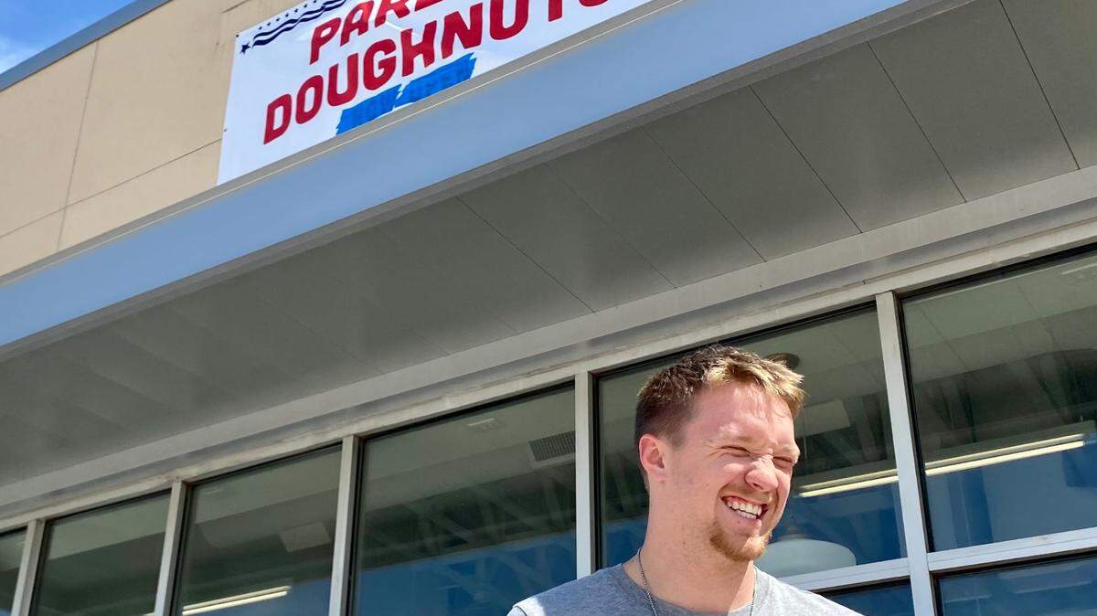 Isaiah Dunham of Indiana is helping open Parlor Doughnuts in Lake Worth.