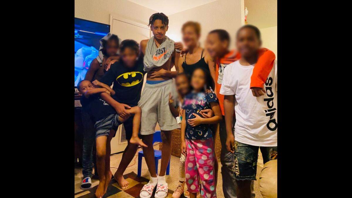 Paul Willis, 18, (center) was among three people killed in a shooting Monday night, July 3, 2023, in the Como neighborhood of west Fort Worth.