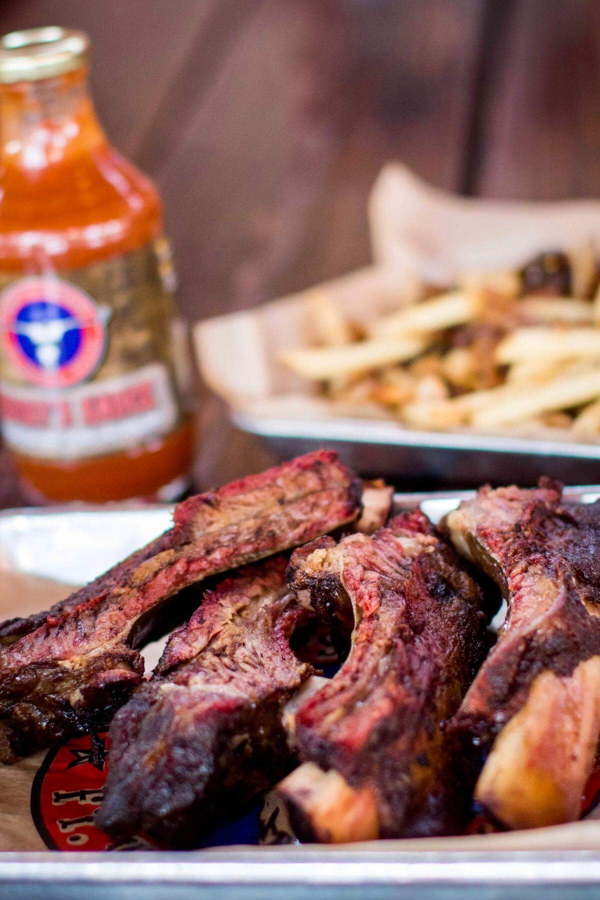 Beef ribs are a specialty at Riscky’s Barbeque restaurants.