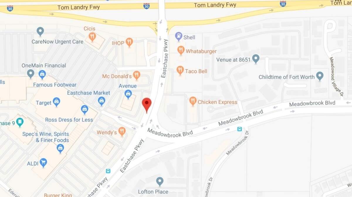 Fort Worth police reported that the shooting took place in the area of Eastchase Parkway and Meadowbrook Blvd. around 4:59 p.m, on Sunday afternoon.